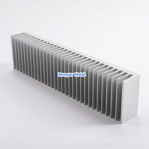 custom extruded aluminum amplifier heat sink